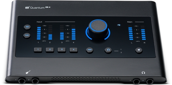QUANTUM ES 4 4X4, 24-BIT/192 KHZ RECORDING INTERFACE W/ 6-MONTH STUDIO ONE+ MEMBERSHIP INCLUDED